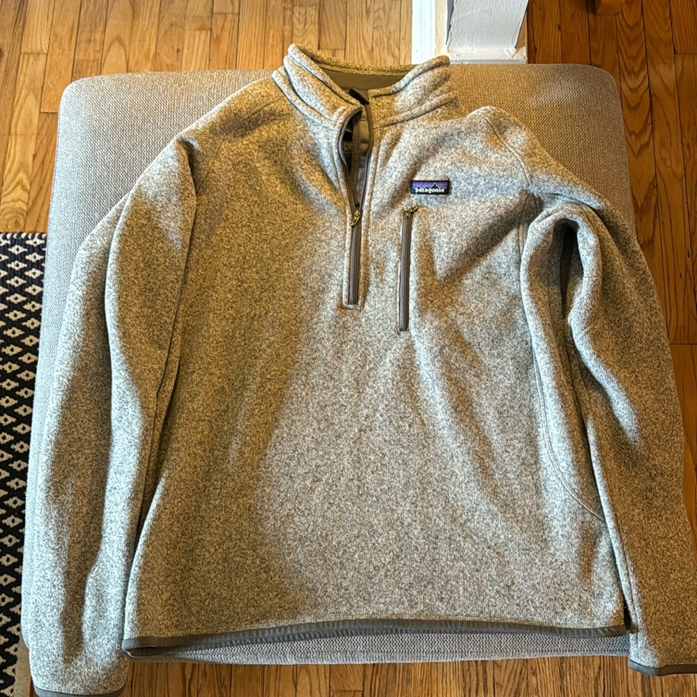 Patagonia sweater knit half-zip pullover fleece